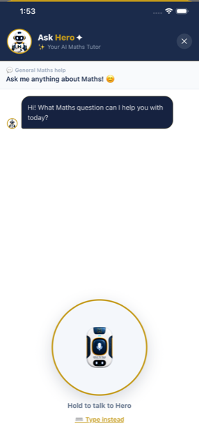 Ask Hero — step-by-step help